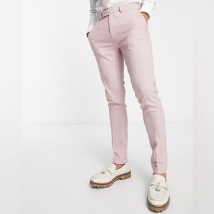ASOS DESIGN Smart Oxford Skinny Suit Pants